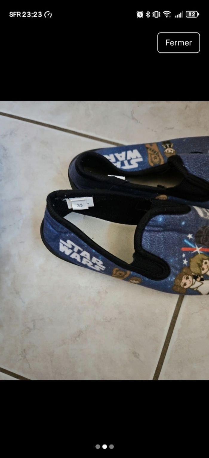 Chaussons star wars t 33 - photo numéro 3