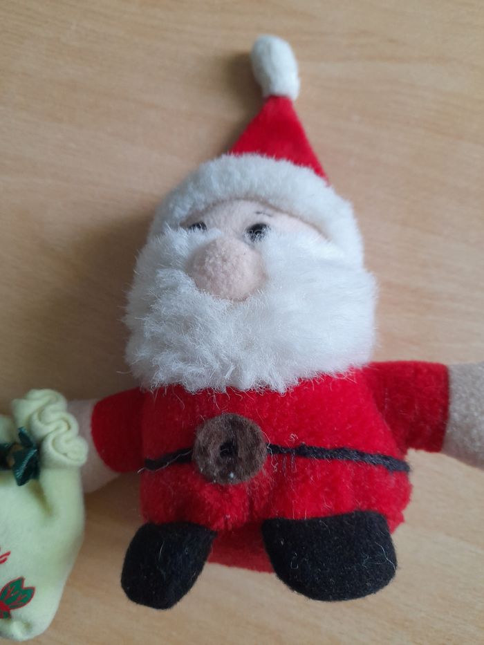 Peluche père Noël - photo numéro 2