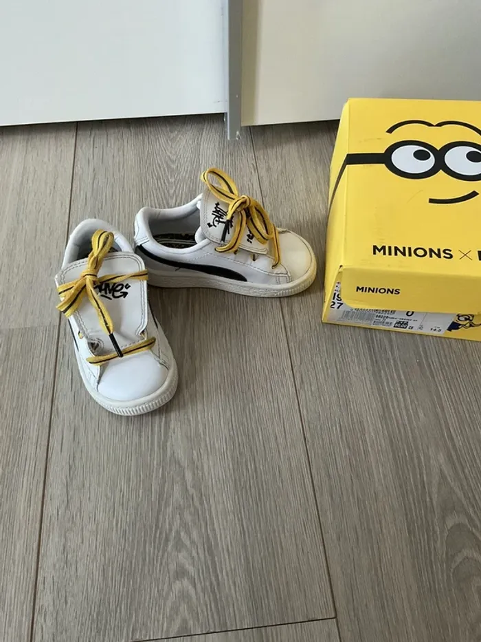 Baskets minions x puma