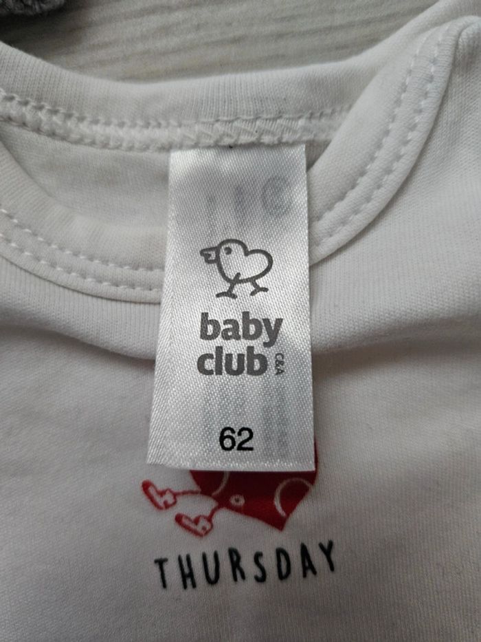 Lot 5 bodies ML + gilet (3mois) - photo numéro 3