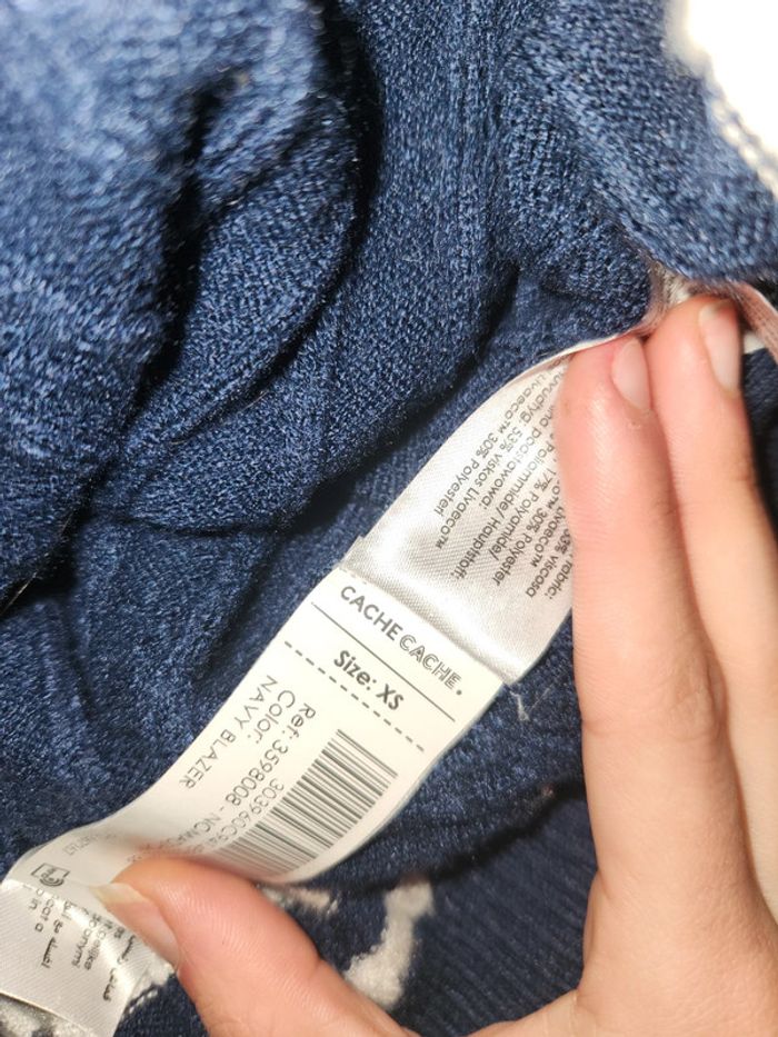 Pull bleu marine - photo numéro 4