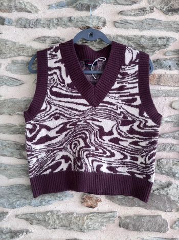 Pull sans manche taille S