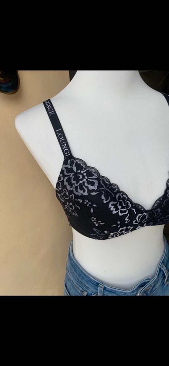 Soutien gorge noir sans armature Lounge 85D - photo numéro 9