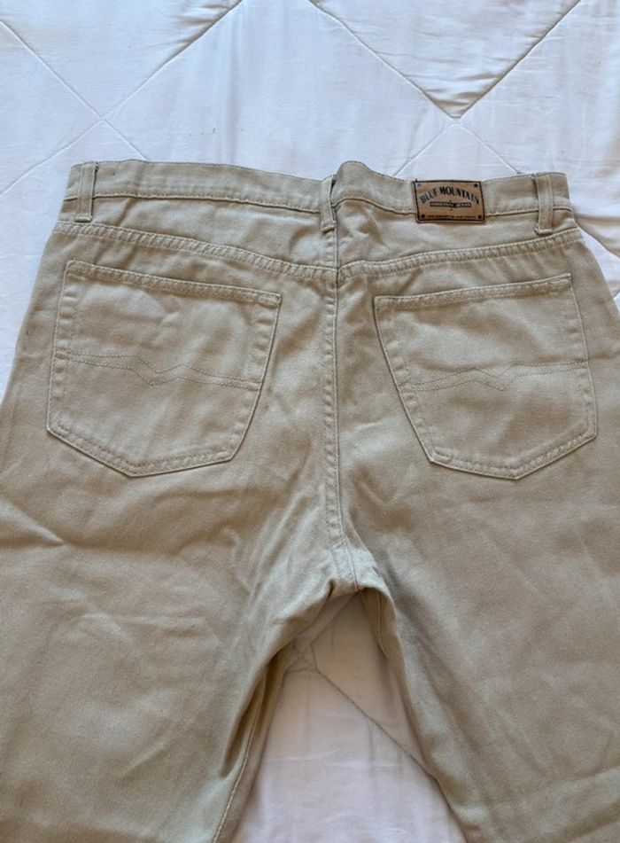 Jean beige homme Blue Mountain – coupe droite taille 2XL/50 relaxed fit droit vintage 2000s y2k - photo numéro 13