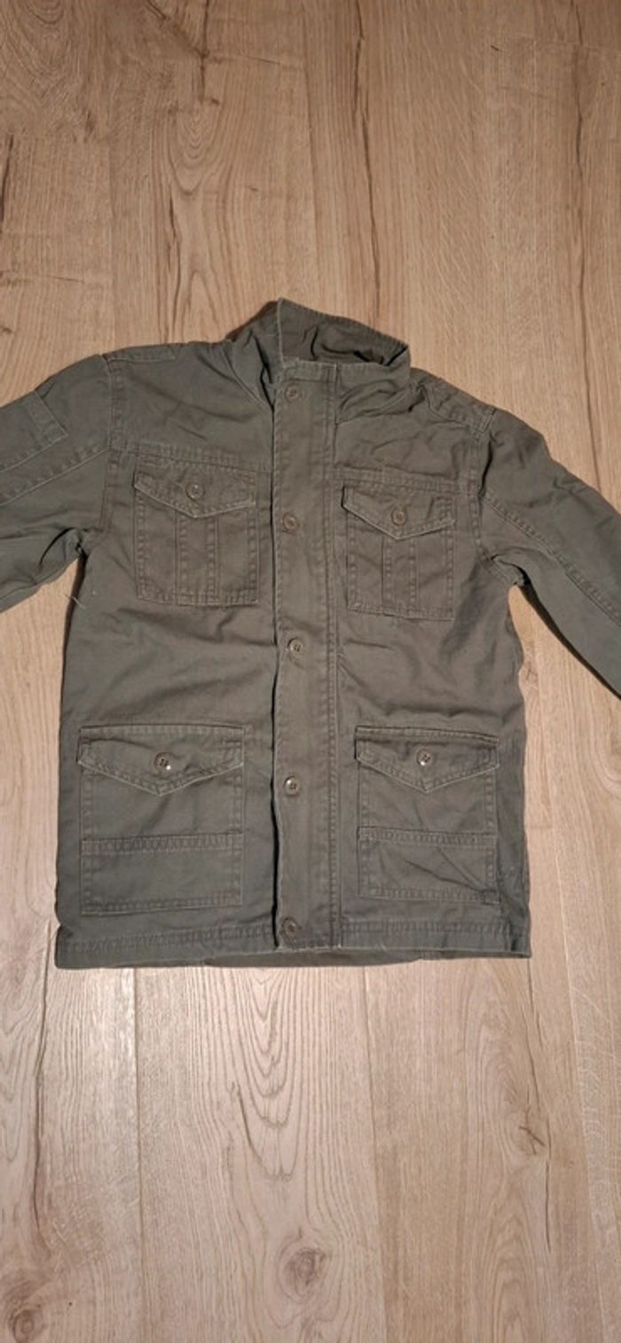 Veste kaki clair 10ans NEUVE - photo numéro 2