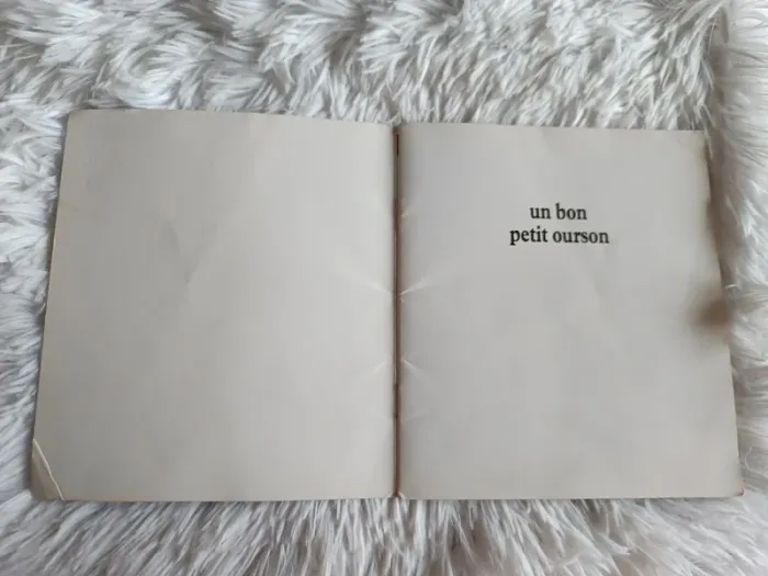 Livre Un bon petit ourson _ A toutes pattes _ Nathan ( vintage 1999 ) - photo numéro 3