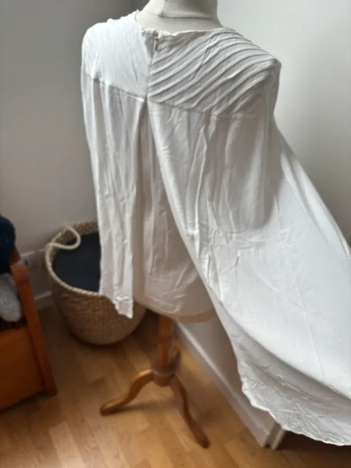 🤍 Blouse blanche MAJE - Taille 3 (équivalent 40) 🤍 - photo numéro 11