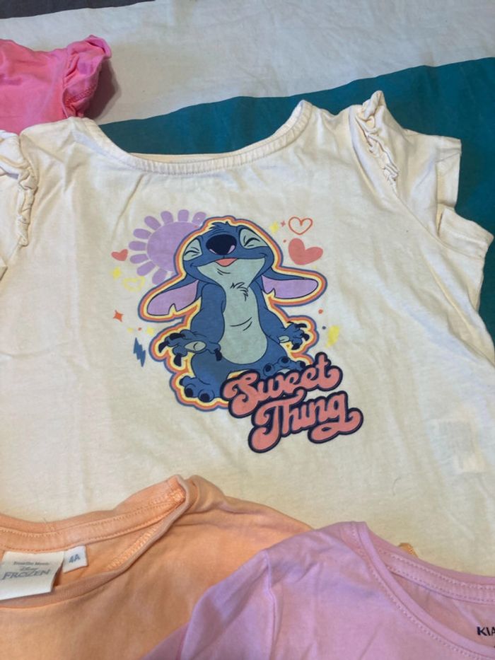 Lot de 4 tee shirt fille - photo numéro 3