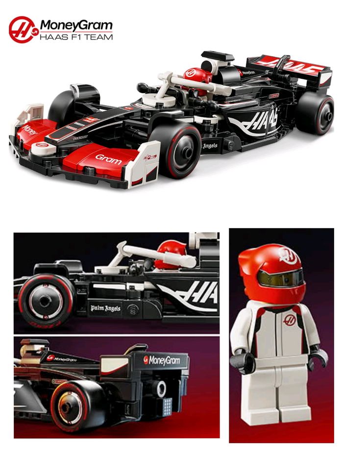 Lego voiture F1 Money gram Haas Team VF24 - photo numéro 2