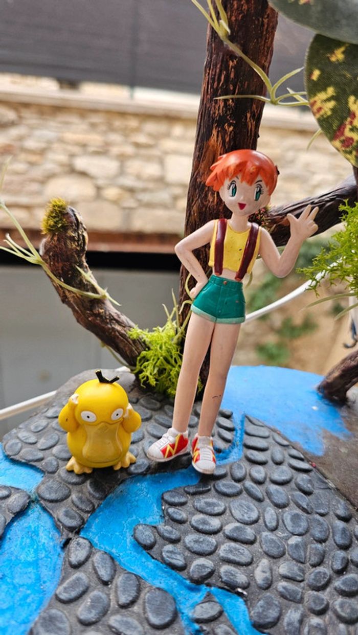 Super figurine Pokemon Nintendo tomy C.G.T.S.J ondine et son Psykokwak - photo numéro 3