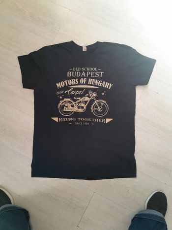 Tee shirt vintage moto csepel 1954 anvil