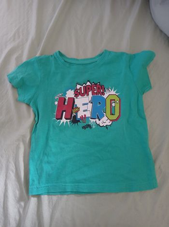Tee shirt vert 3/4 ans
