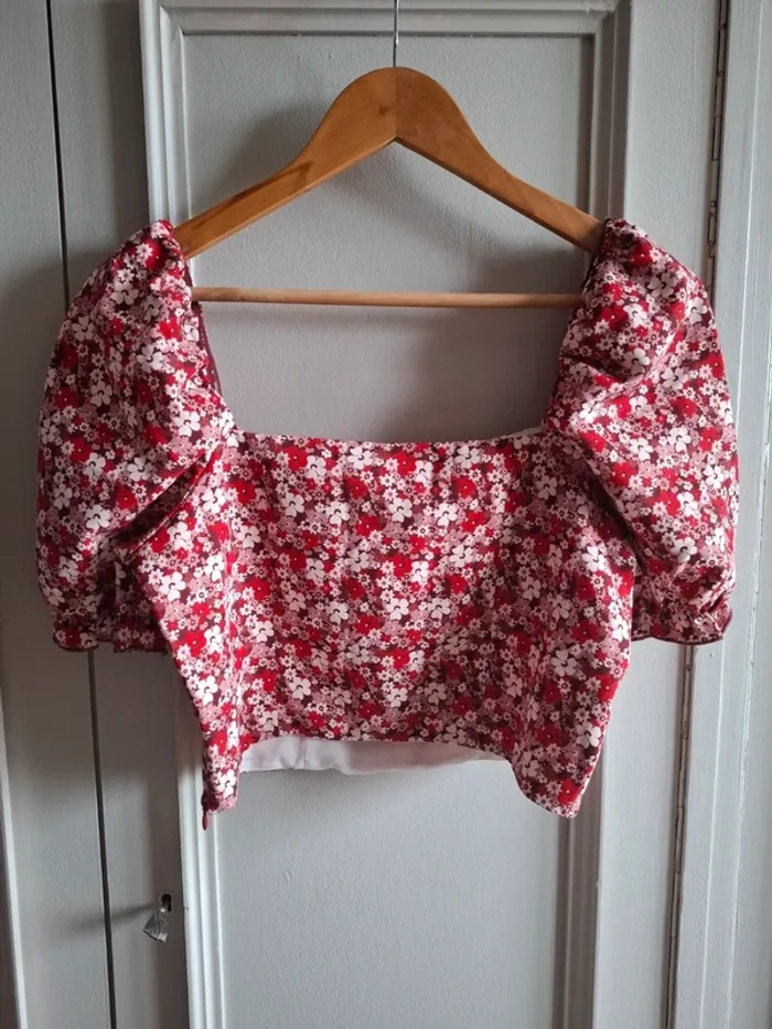 Blouse courte fleurie Nakd - photo numéro 2
