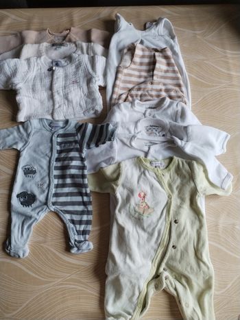 Lot vêtements naissance garçon
