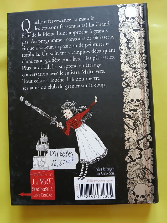 livre Lili Goth une fete d'enfer! tome 2 des 9 ans roman - photo numéro 3