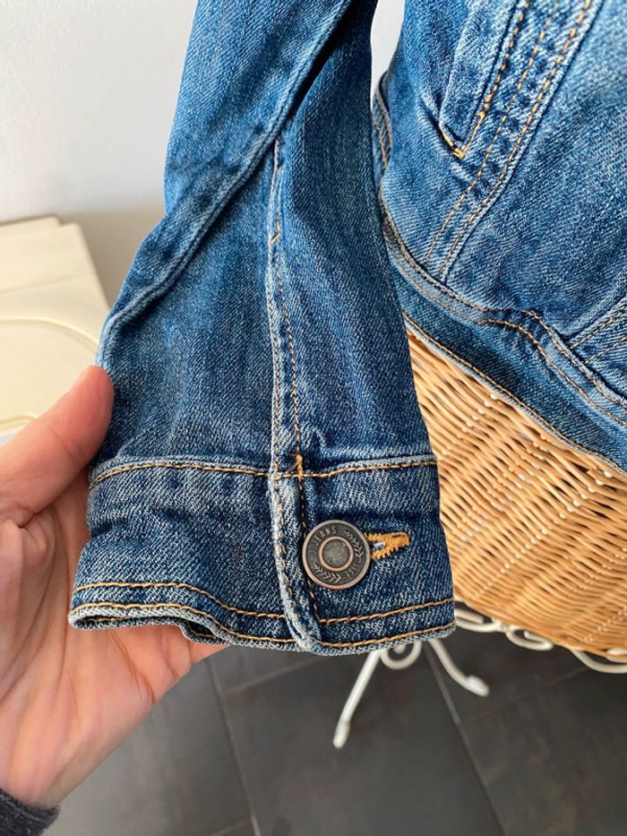 Blouson veste en jeans Jennyfer bleue taille XS / S - photo numéro 7
