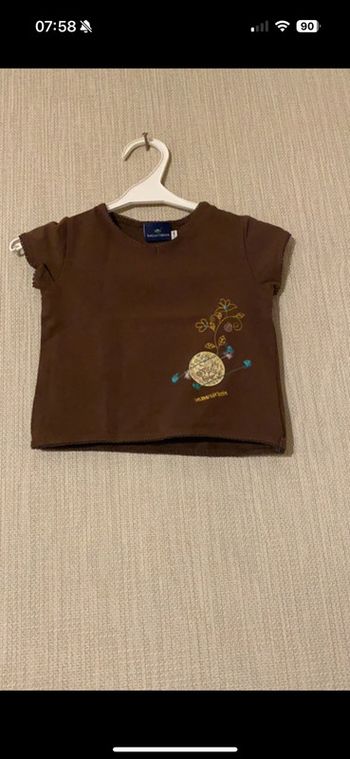 T-shirt marron Sergent Major Taille 2 ans