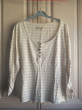 Tee-shirt manches longues taille XXL Kiabi