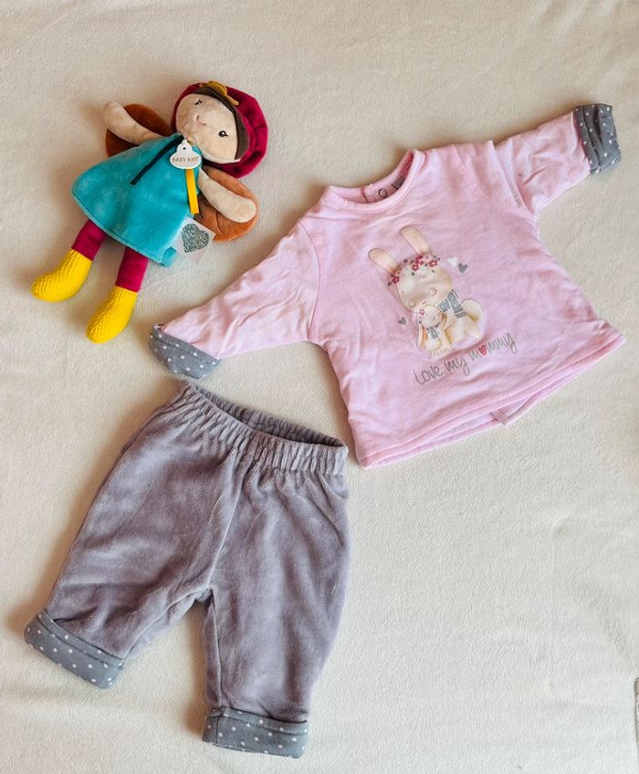 Pyjamas chaud (2 haut et un bas)