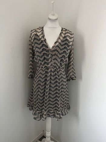 Robe à fleurs en soie The Kooples S