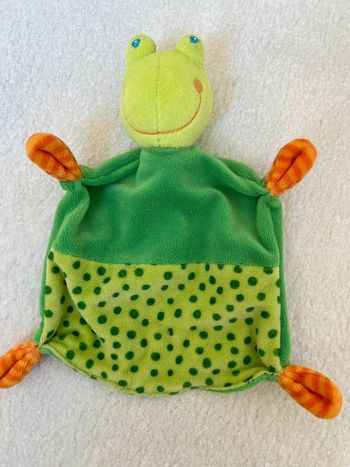 Doudou plat grenouille baby club