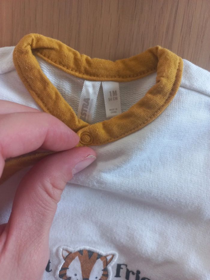 Lot de deux pyjamas légers 1 mois - photo numéro 4