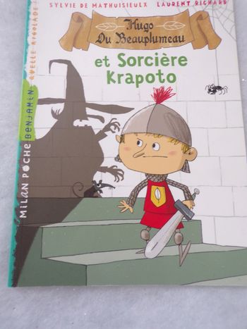 Livre Hugodu Beauplumeau et Sorcière Krapoto