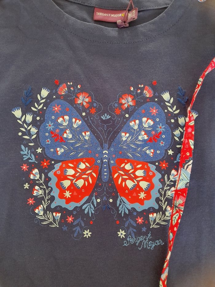 Tee-shirt Sergent Major neuf et son sac assorti - photo numéro 2