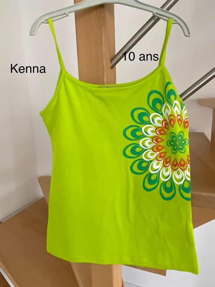 Débardeur à bretelles vert