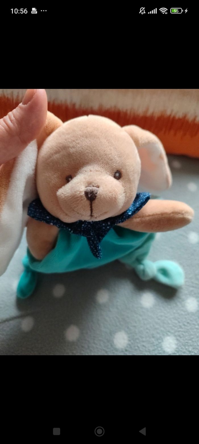 Doudou chien baby nat' - photo numéro 2