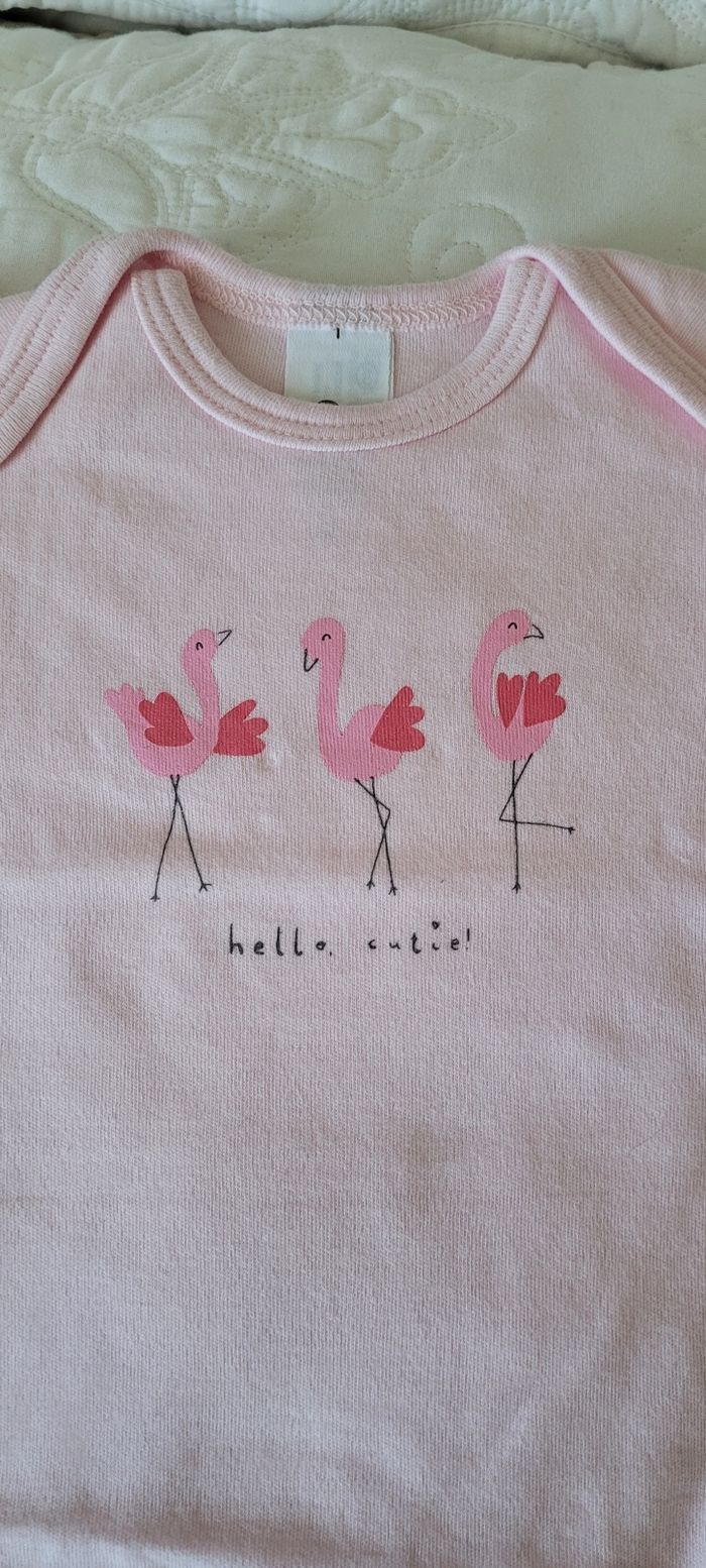 Body flamants roses Baby Club - photo numéro 2