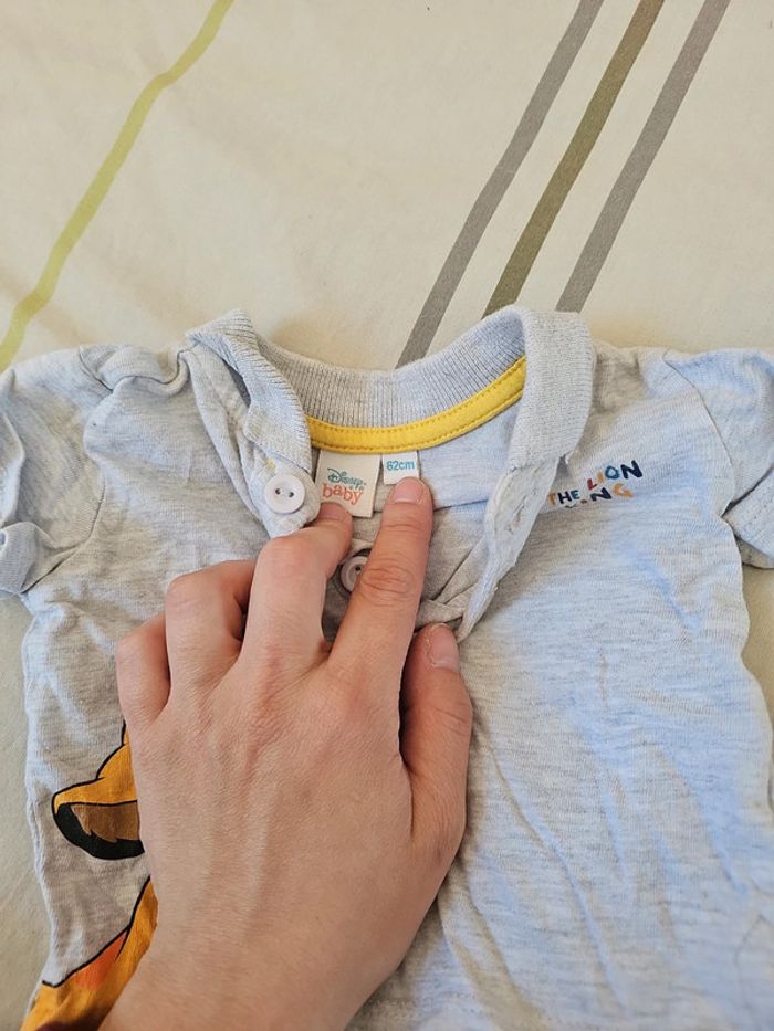 T-shirt à manches courtes Taille 3 mois - photo numéro 2