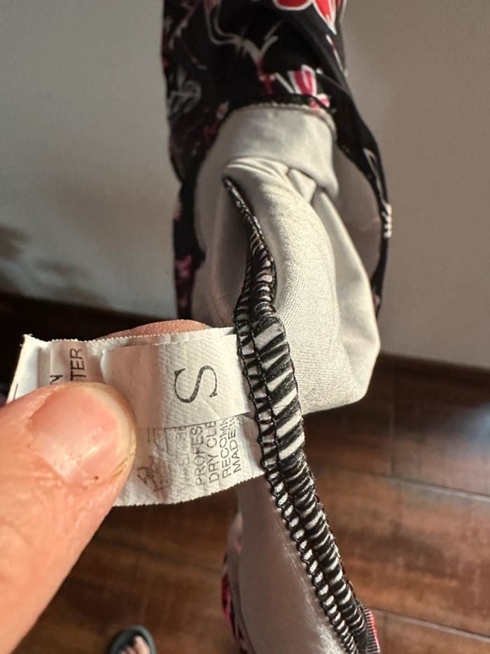 Robe courte femme à fleurs, taille S - photo numéro 5