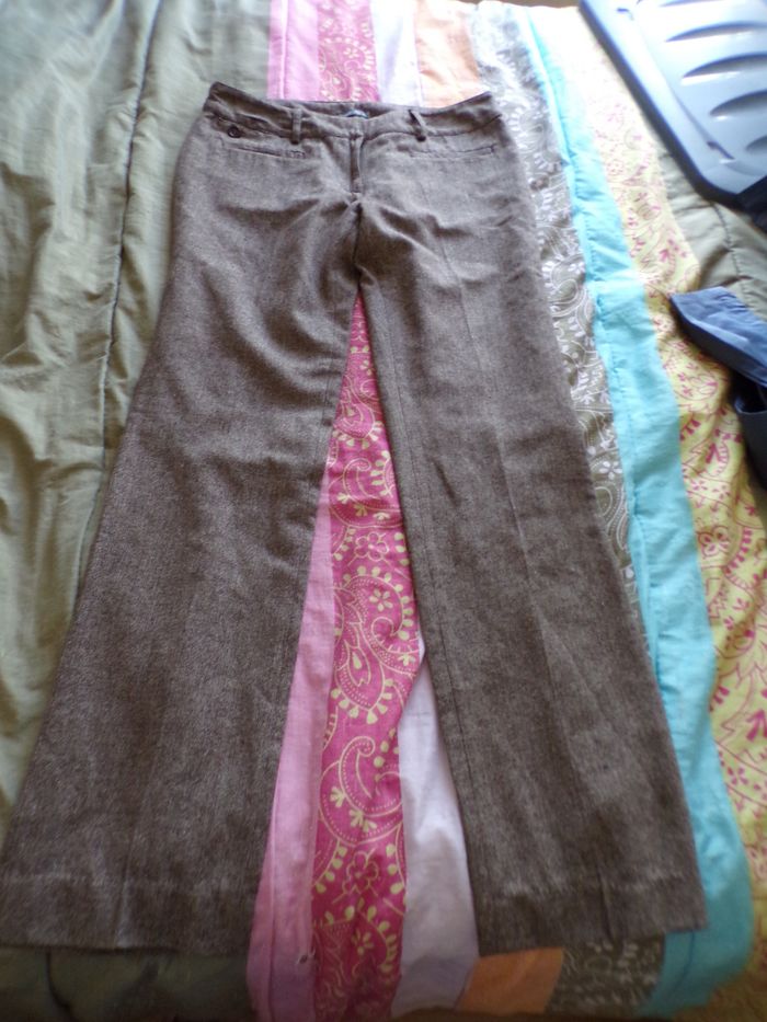 Pantalon marron chiné T42
