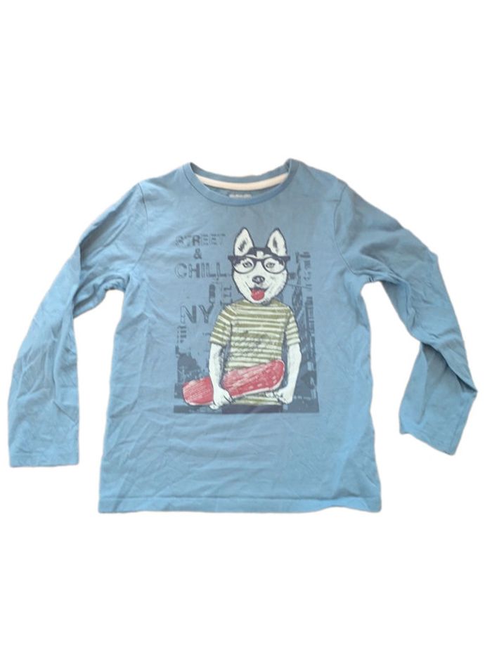 Haut tee shirt manches longues Verbaudet bac 2 - photo numéro 3