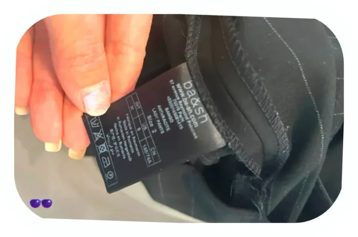 Bash pantalon bleu nuit à rayures blanc modèle bango taille 2/38 - photo numéro 8