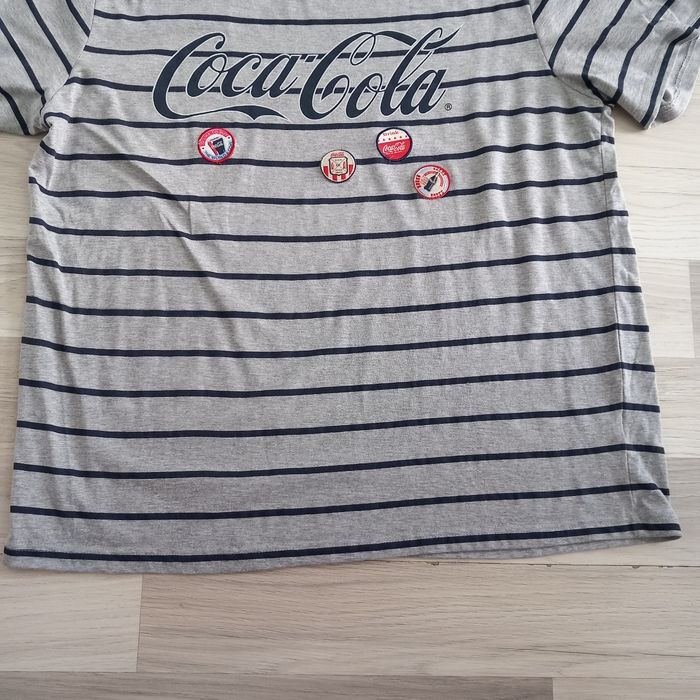T-shirt homme gris vintage imprimé Coca Cola taille XL - photo numéro 5