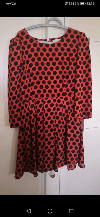 Robe à pois style minnie