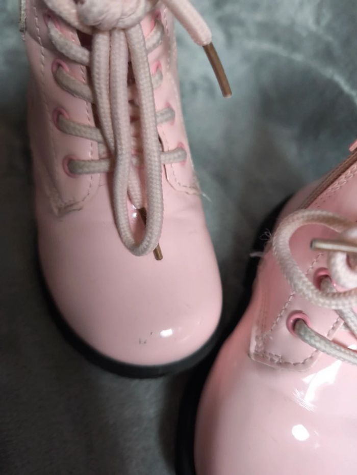 Bottines vernis rose minnie taille 22 - photo numéro 3