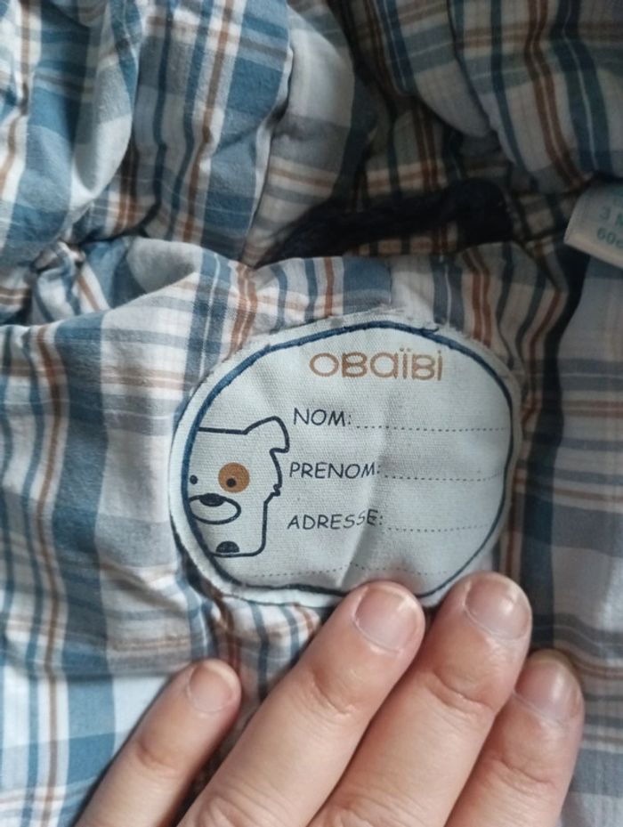 Blouson épais bébé garçon Obaibi taille 3 mois - photo numéro 7