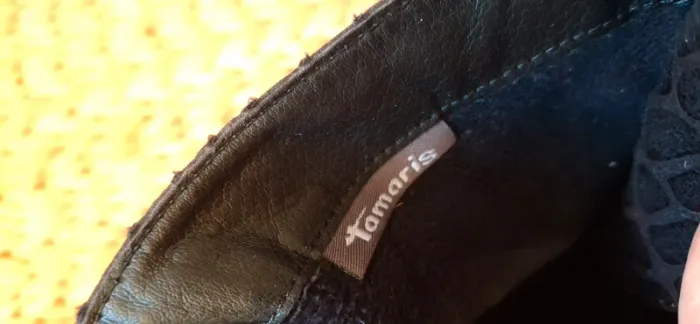 Botines noir cuir tamaris neuves t36 - photo numéro 17