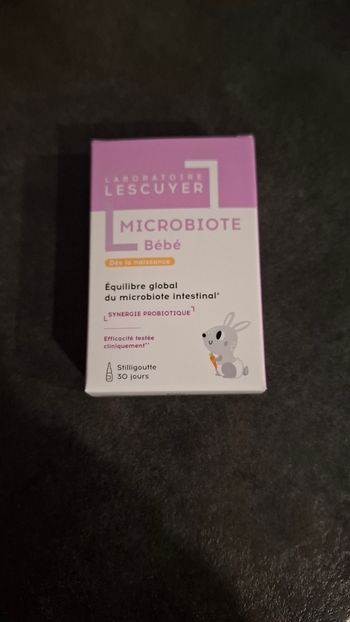 Microbiote Bébé du Laboratoire lescuyer. 