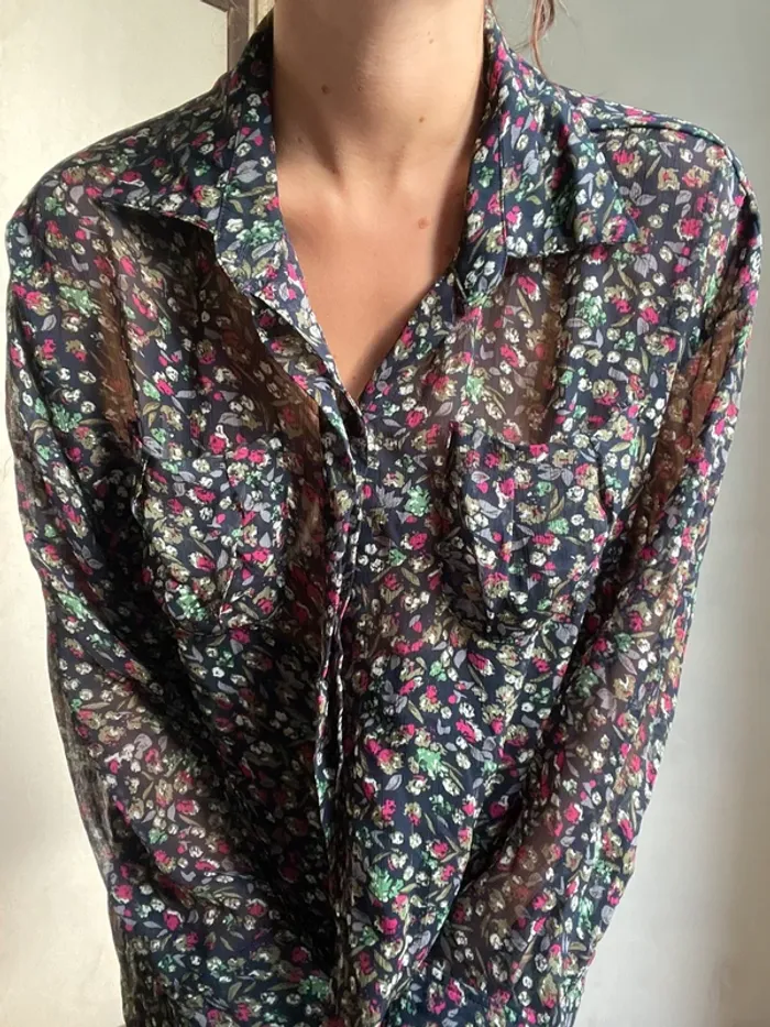 Chemise à fleurs Costa Blanca