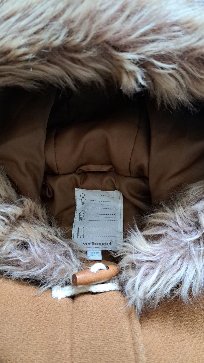 duffle coat vertbaudet 4ans🌺 - photo numéro 2