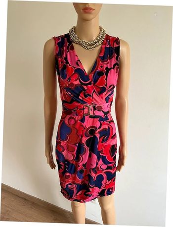 Robe imprimée multicolore neuve sans manches Morgan taille 34 (valeur 55€)