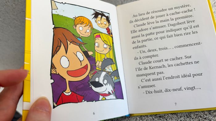 Livre Le club des cinq sur l'île de Kernach - photo numéro 3