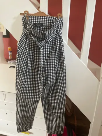 Pantalon à carreaux