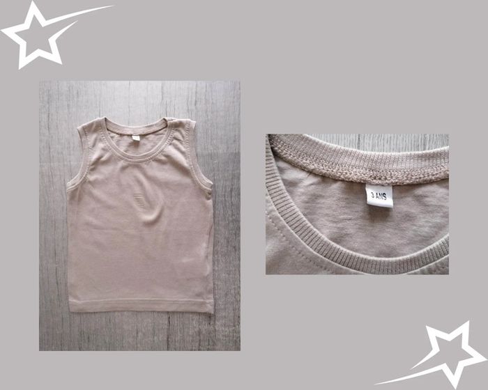 Lot de 2 débardeurs dont 1 Minions 3 ans - photo numéro 3