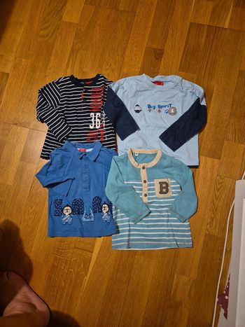 Lot de 4 tee-shirt taille 18 mois