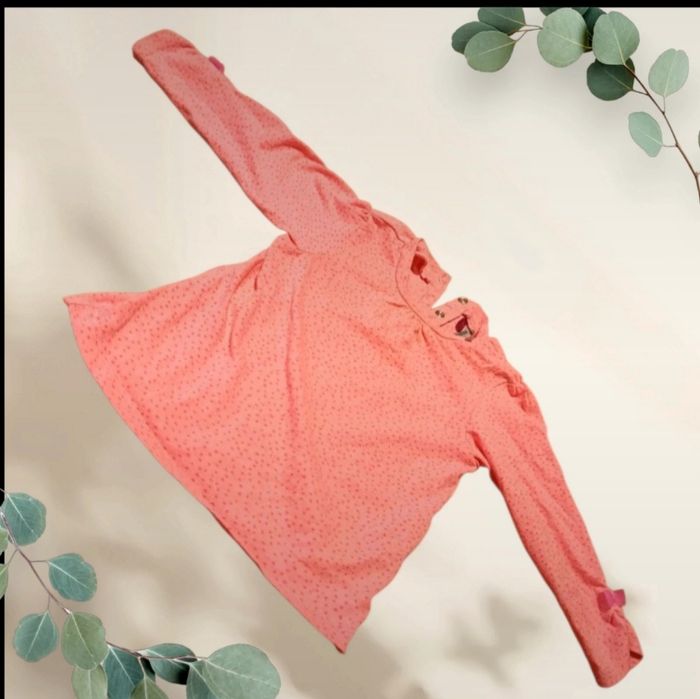 Pull Bébé Fille Rose à Pois – Orchestra (Taille 6 mois)